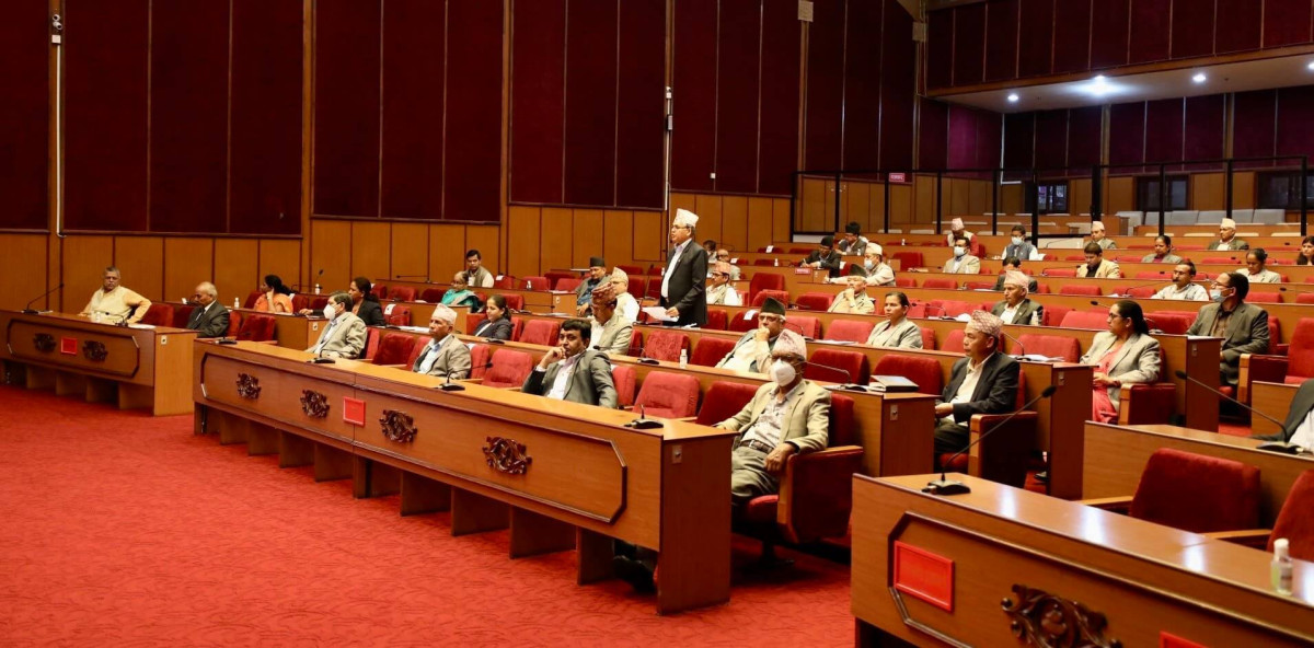 राष्ट्रियसभा बैठक बस्दै, प्रतिपक्षी दलको संसद अबरोध गर्ने अडान कायमै